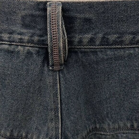 No Boundaries Y2K Blue Jean Long Shorts Size 36 Old School Hip Hop Swag - Picture 11 of 15